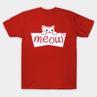 Cute kitty meowing T-Shirt